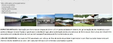 Imagem 7 da empresa TENDAS MESAS E CIA. Tendas em Brasília DF